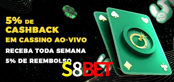 Promoções do cassino ao Vivo S8BET